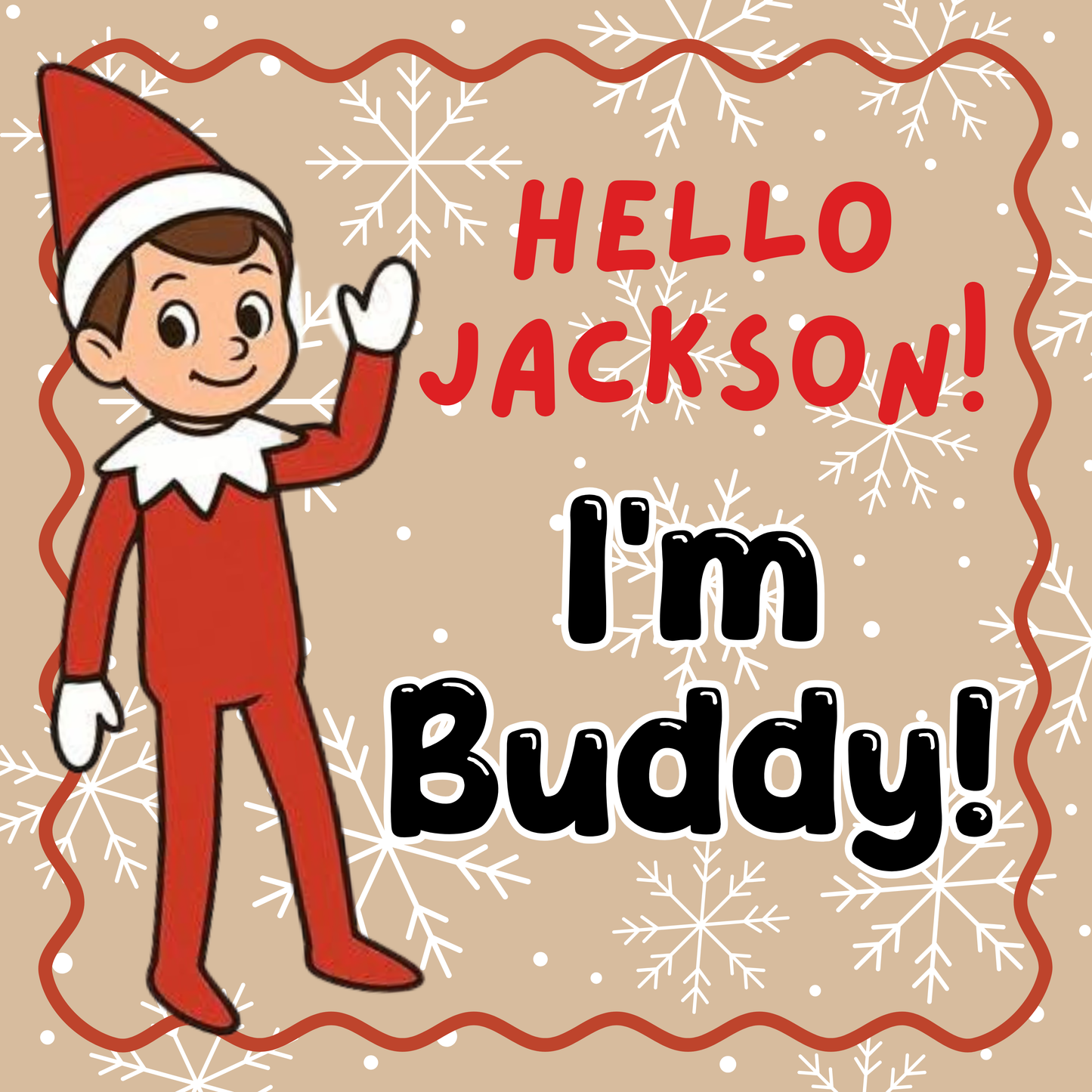 Elf on a Shelf Hello (3 ft)