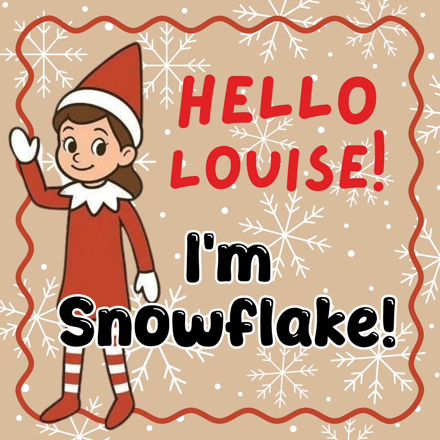 Elf on a Shelf Hello (3 ft)