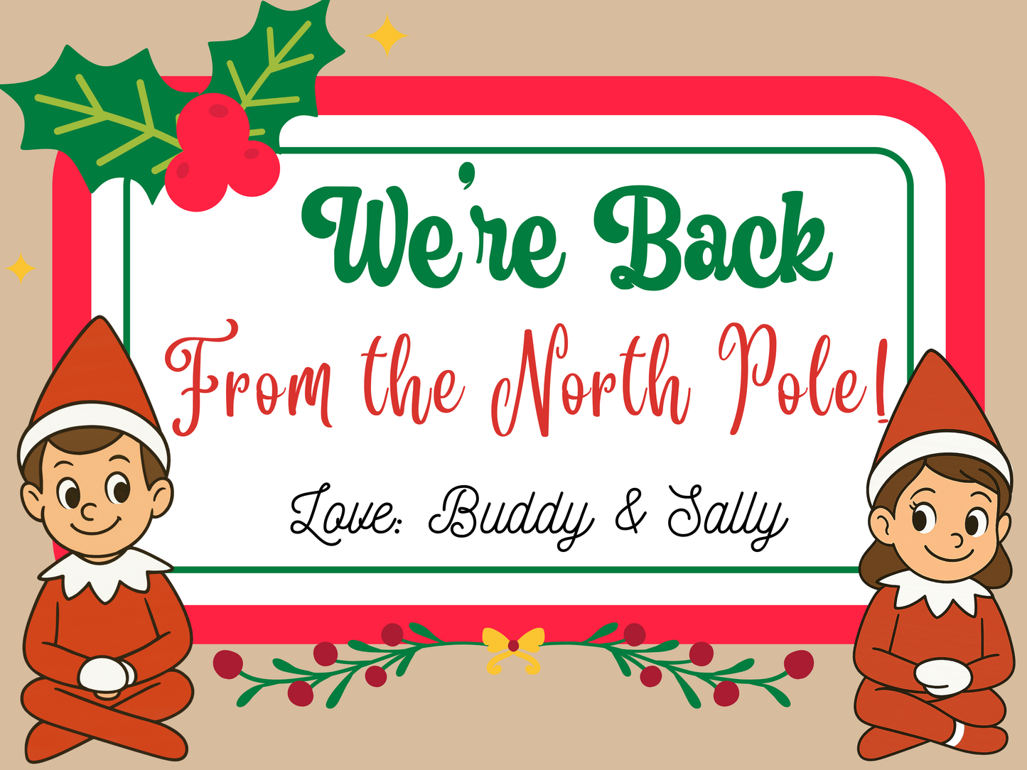 The Elves are Back! (4 ft)