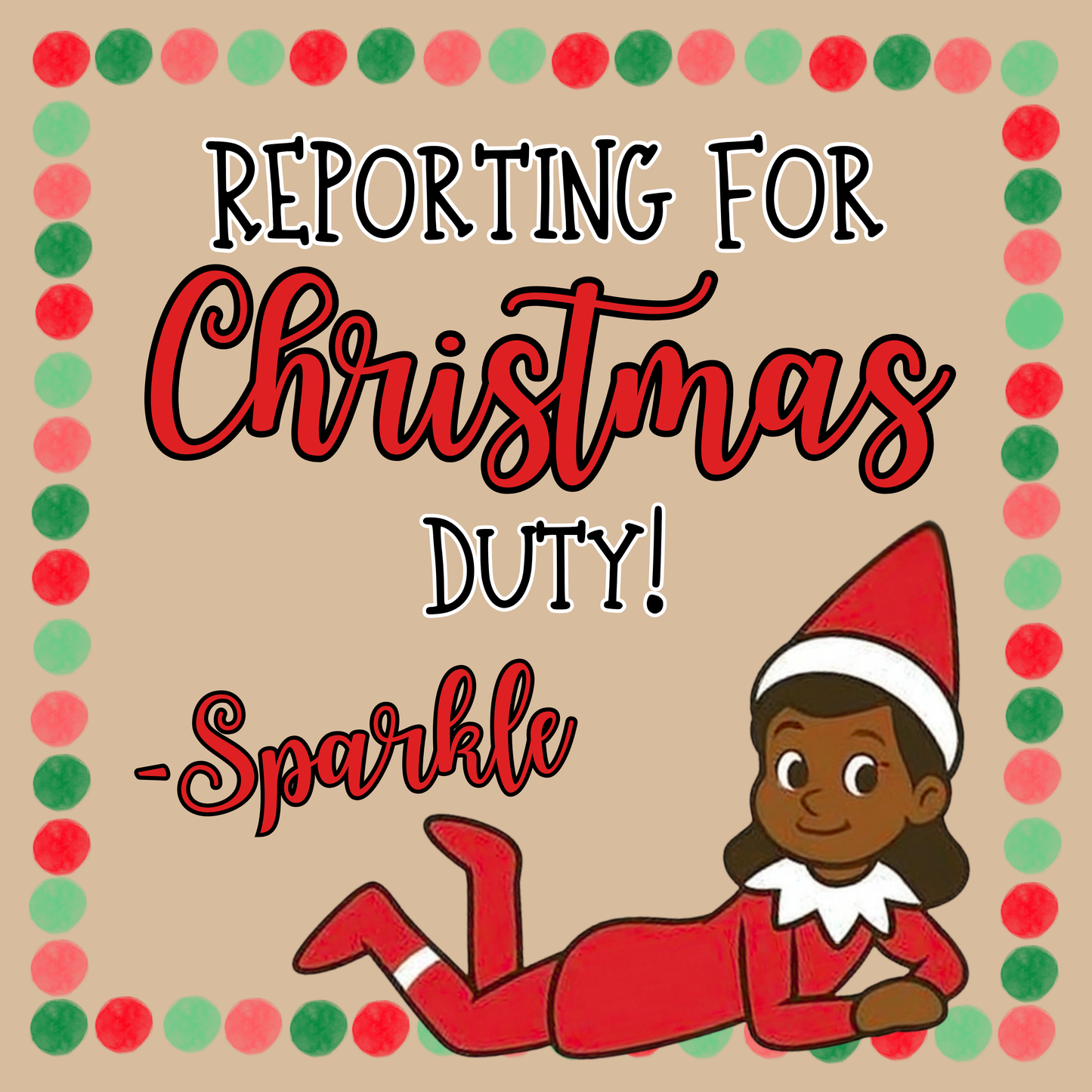 Elf Reporting for Duty (3 ft)