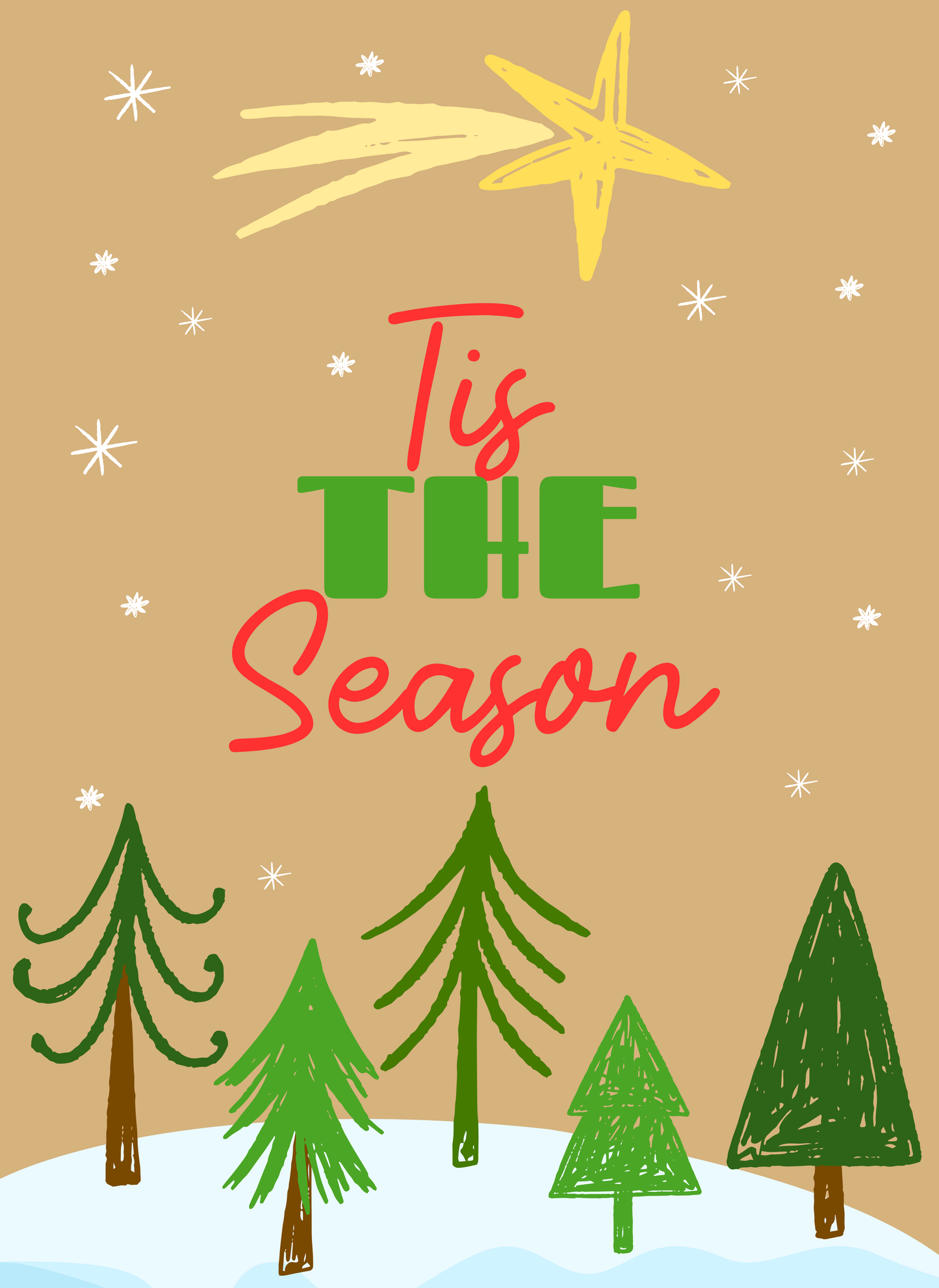 Vertical Christmas Banners (4 ft)